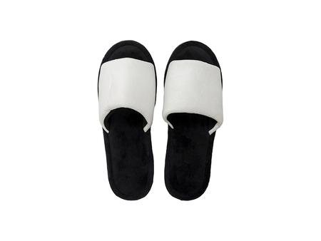 Zapatillas de sublimación para adultos suaves (Blanco/Negro, 36-37#)